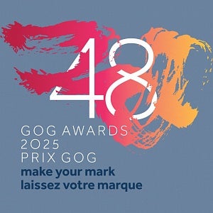Logo for the 48th GOG awards 2025