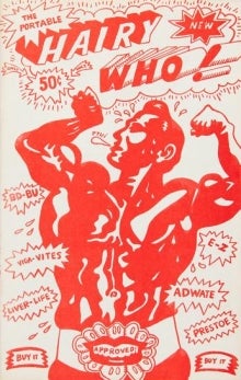 Hairy Who poster from 1966