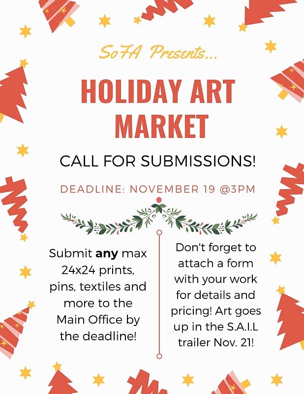 Sofa holiday market submission poster