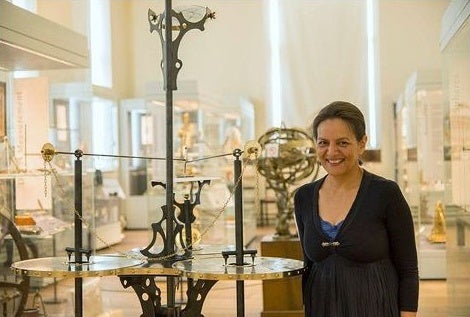 Anita Chowdry and the Iron Genie at the Musem of the History of Science, Oxford