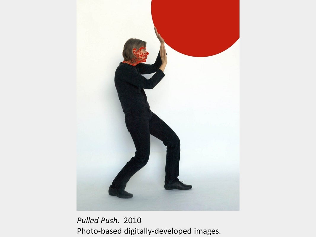 Artwork by Dyan Marie. Pulled Push. 2010. Photo-based digitally-developed images.