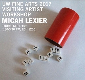 Micah Lexier artist workshop