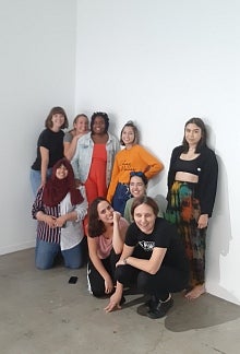 Participants at the performance residency