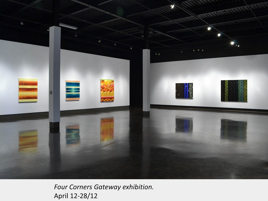 Artwork by Rob Nicholls. Four Corners Gateway exhibition. April 12-28/12