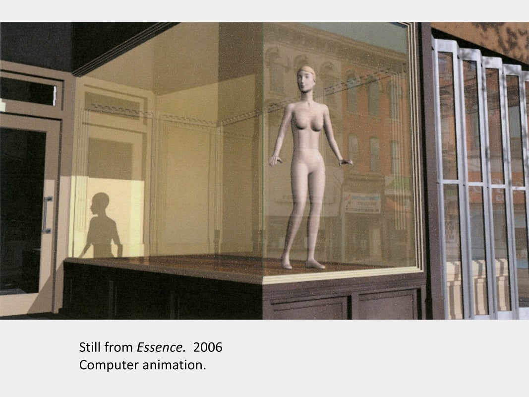Artwork by James Sayers. Still from Essence. 2006. Computer animation.