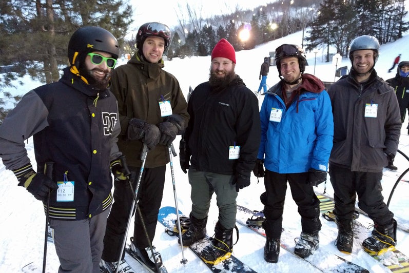 Skiing trip 2018 group 