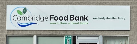 Entrance of the Cambridge Food Bank 
