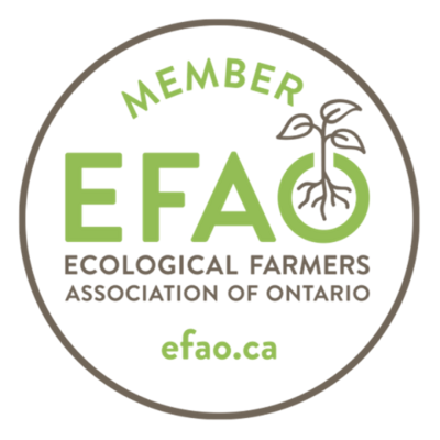 Member of EFAO Ecological Farmers Association of Ontario 