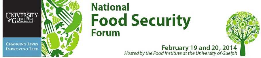 Food Security Forum banner