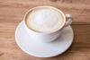 Cappuccino in a white mug