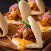 Crispy chicken bao