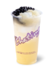 Chatime cup with lychee juice, tapioca pearls and coconut jelly