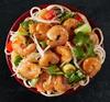 pan-asian shrimp with udon noodles bowl image 