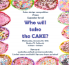 Who will take the Cake? Wednesday, January 20th at V1. 6:30pm-8:00pm