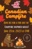 Canadian Campfire Poster