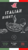 Italian night poster