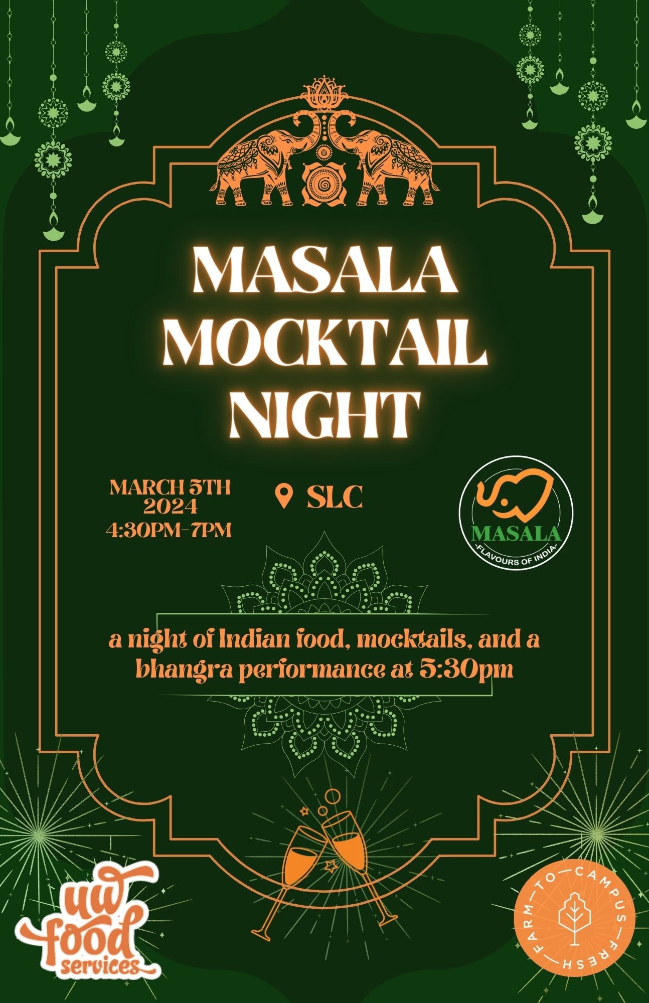 Masala Mocktail Night Poster