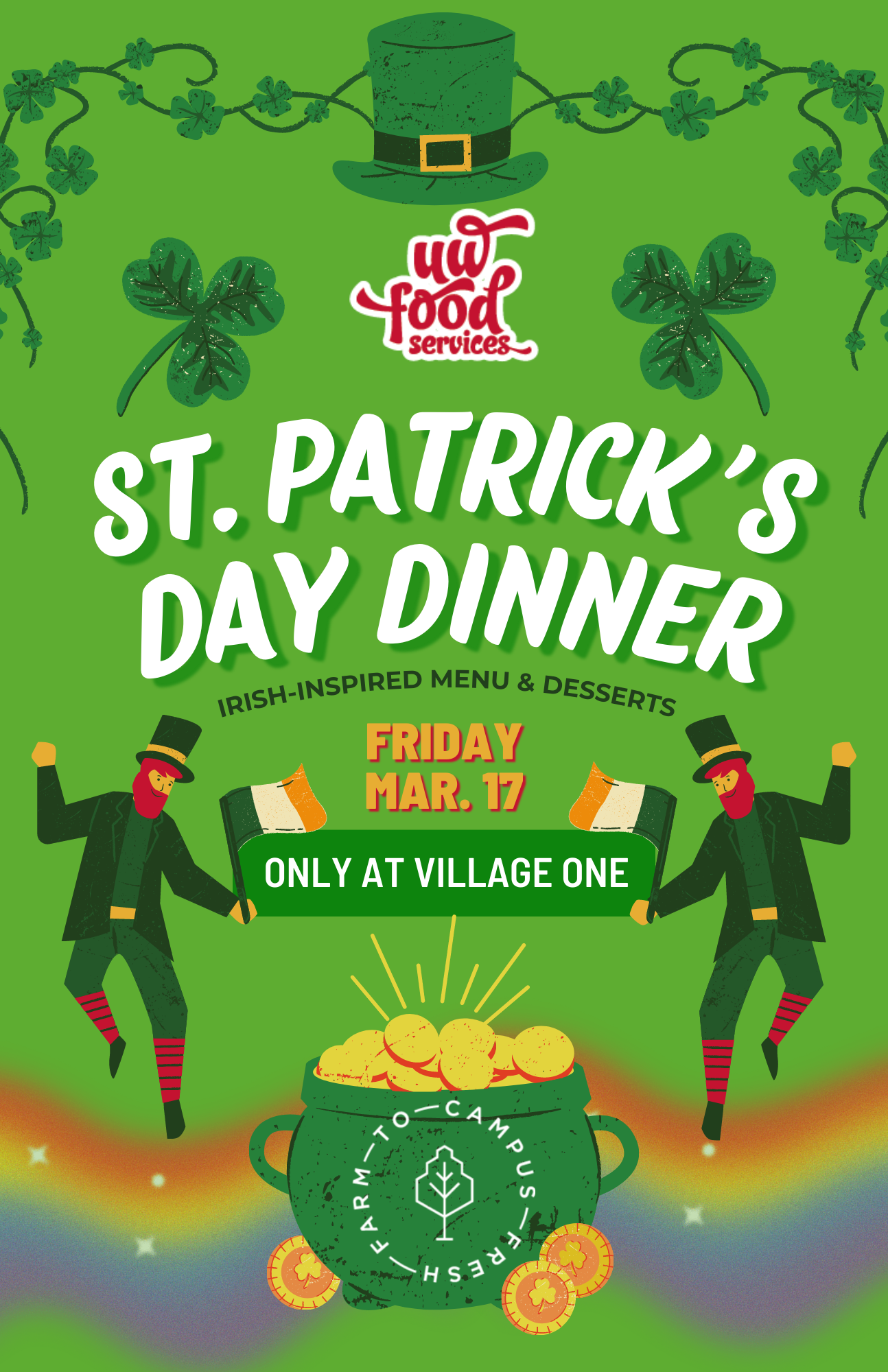 St. Patrick's Day Dinner Poster
