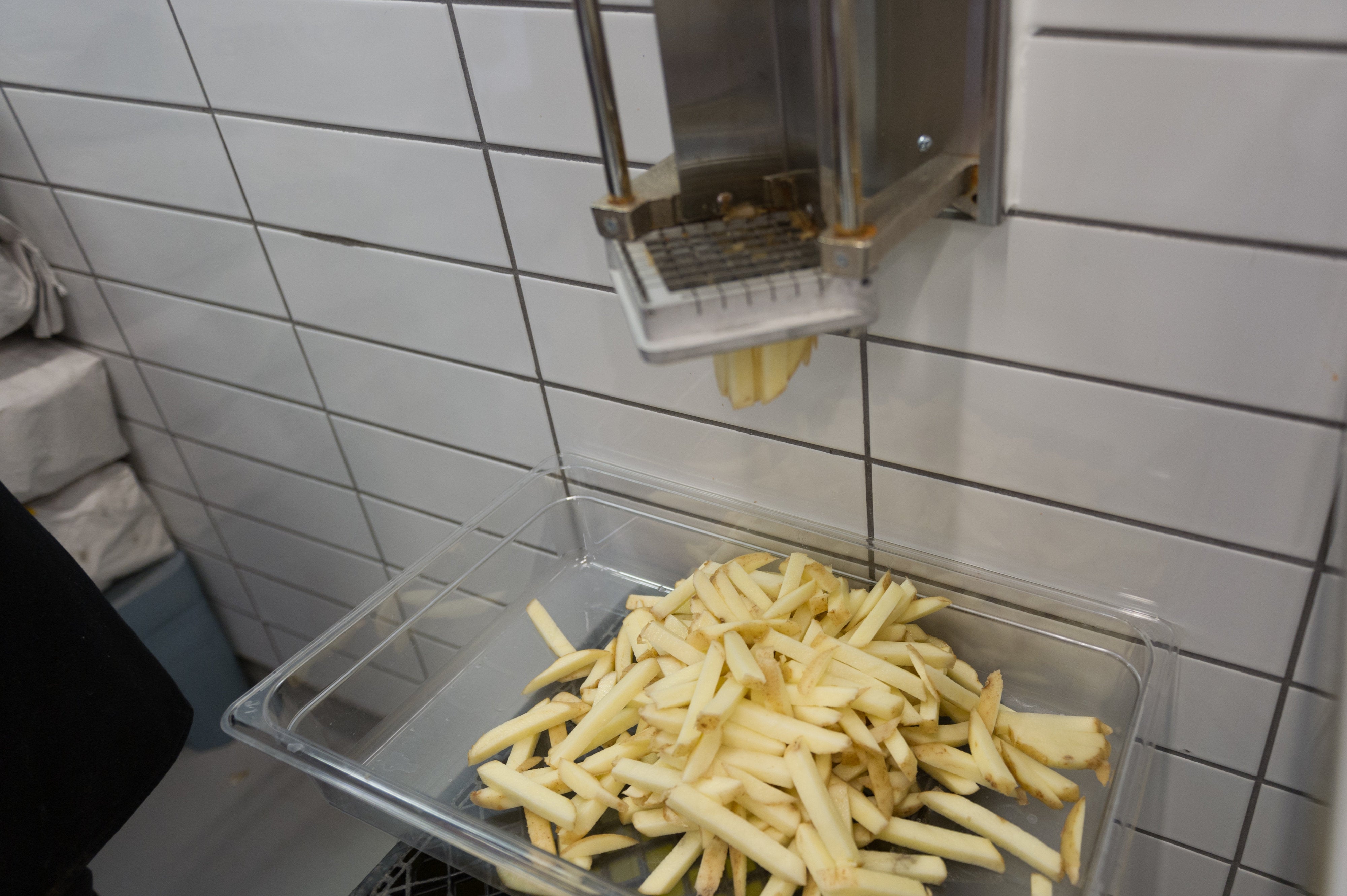 Making fries