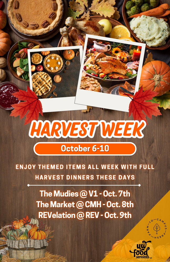 Harvest Week @ All Residences – Oct. 6-10