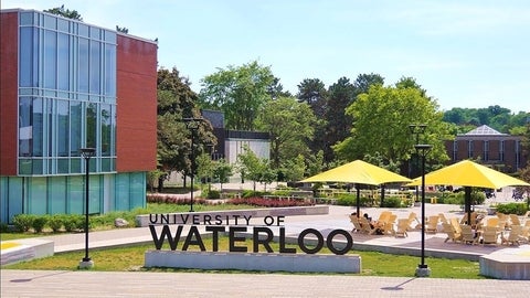 University of Waterloo sign