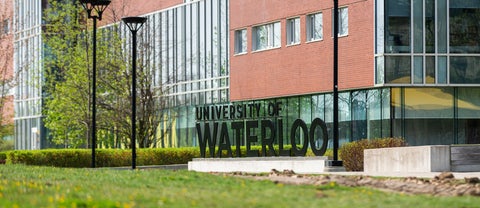 University of Waterloo sign