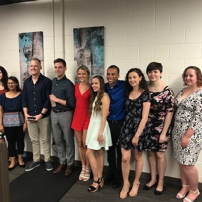 Students who received French Studies awards in June 2018