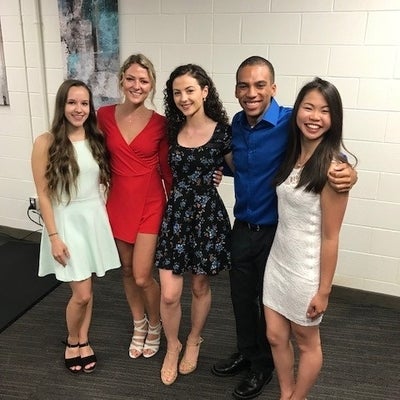 Graduates at the June 2018 French Studies Convocation Luncheon