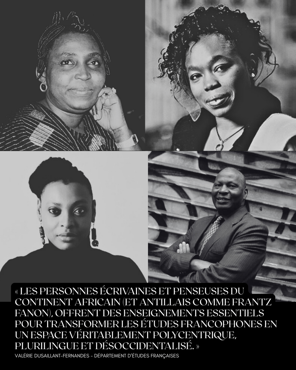 Four authors images in a collage