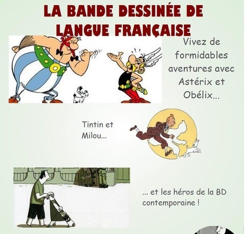 Photo of french cartoons