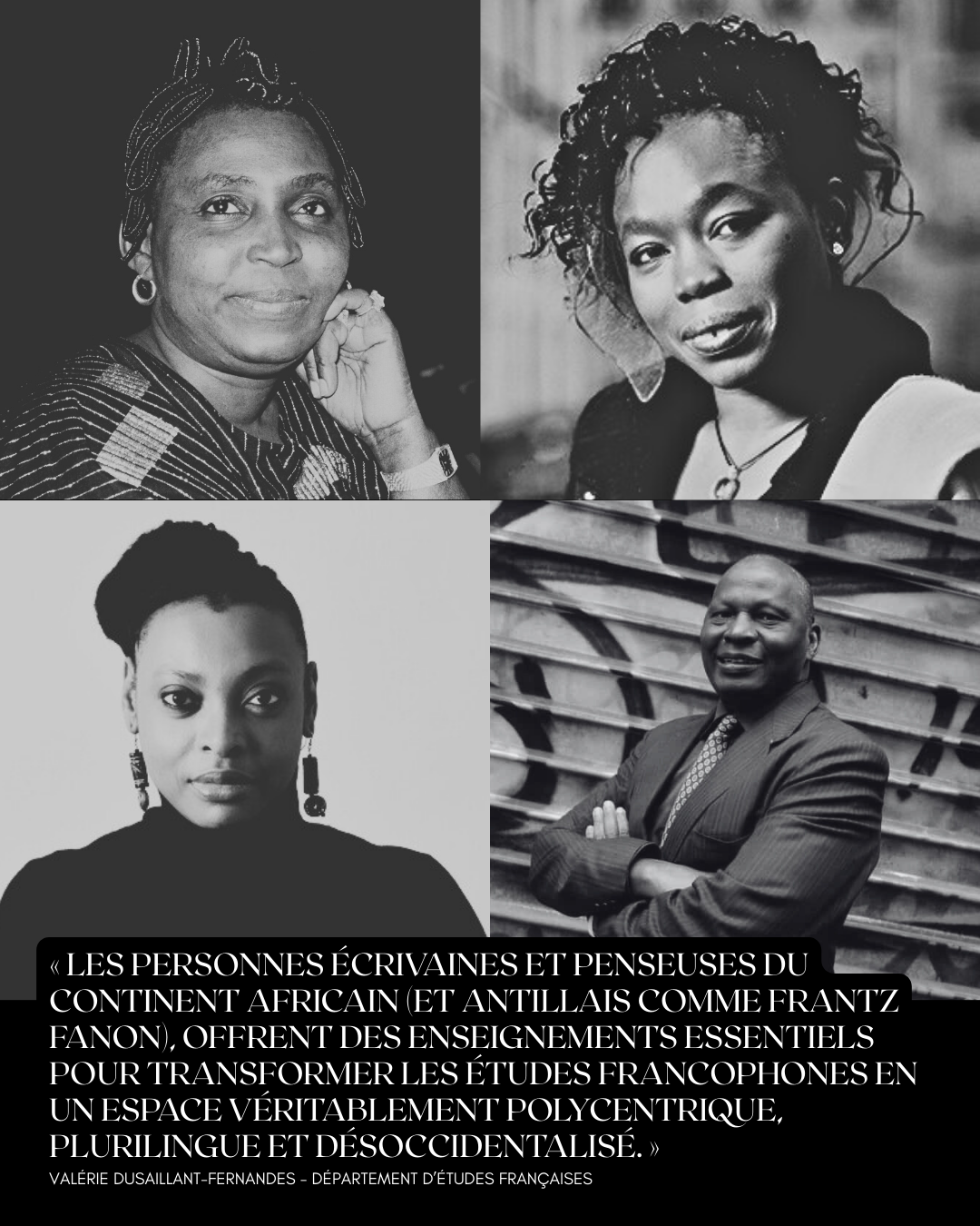 Four authors images in a collage