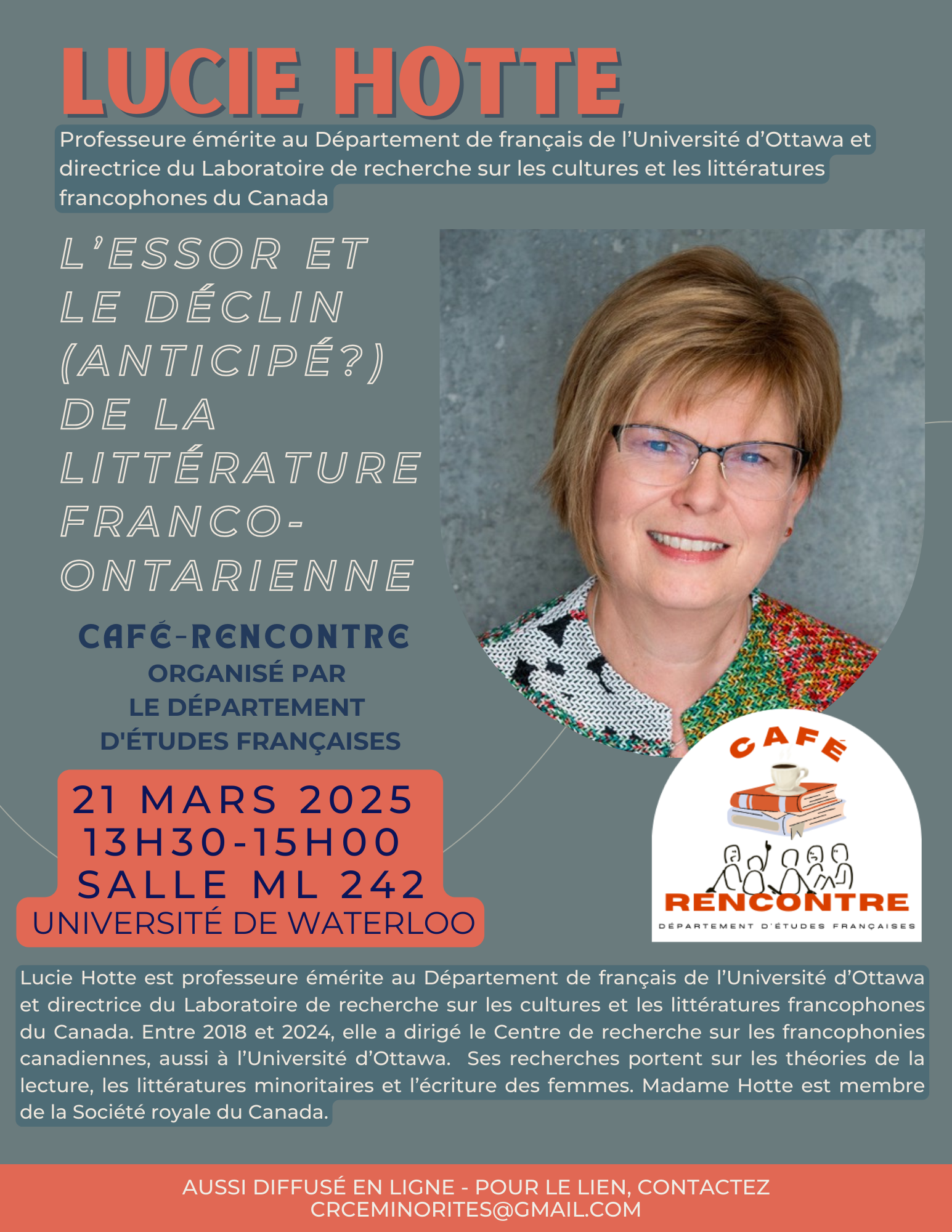 Lucie Hotte Cafe Rencontre Flyer