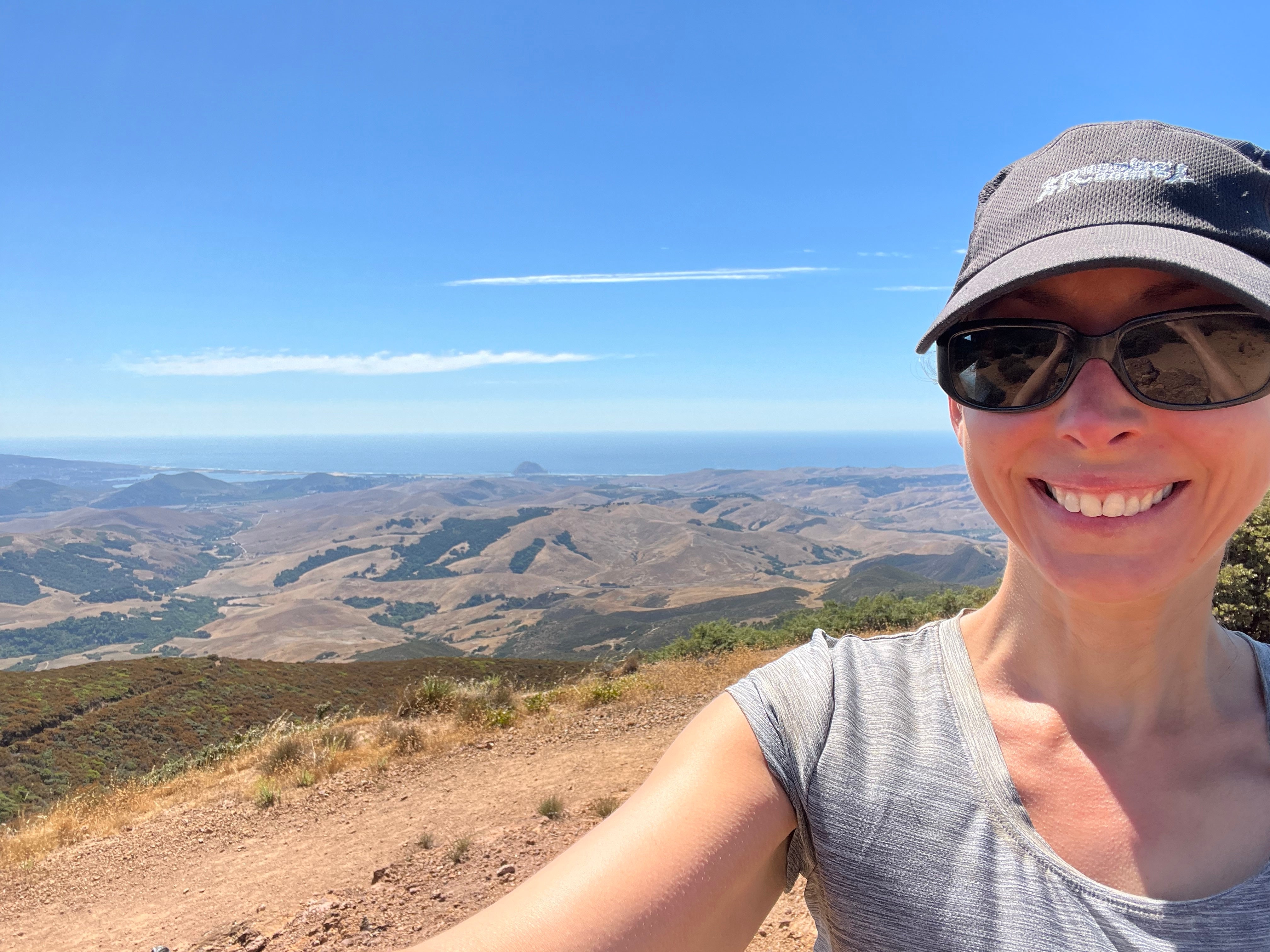 Photo of Catherine Dubeau with Mountains in the Background