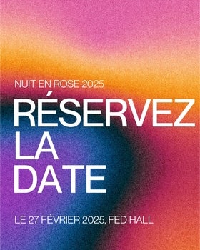 save the date nuit en rose 2025 