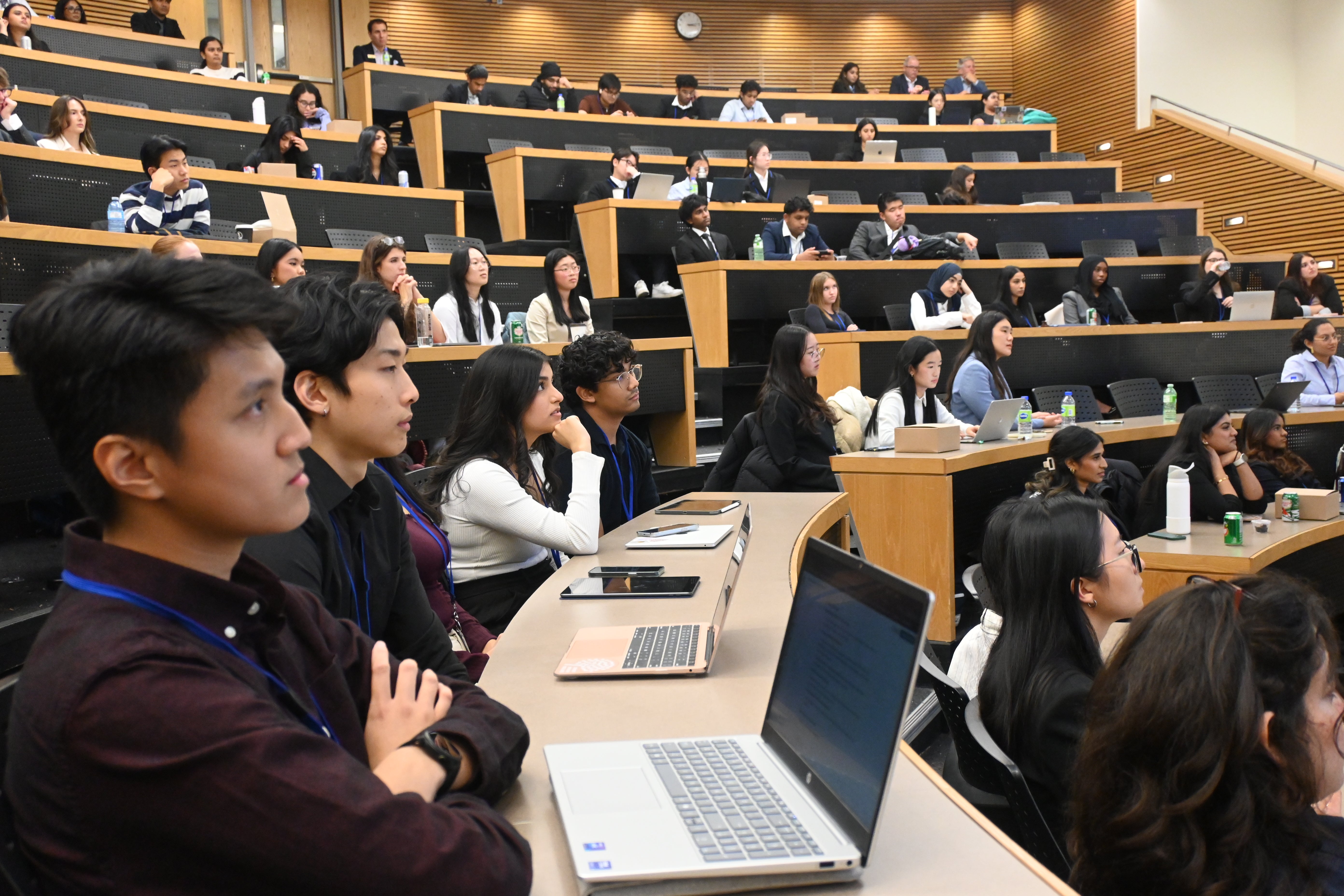 Wide shot of all students at Fusion