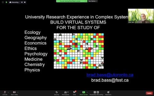 Screenshot of Zoom presentation from Brad Bass