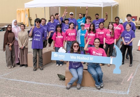 FCI students at habitat for humanity