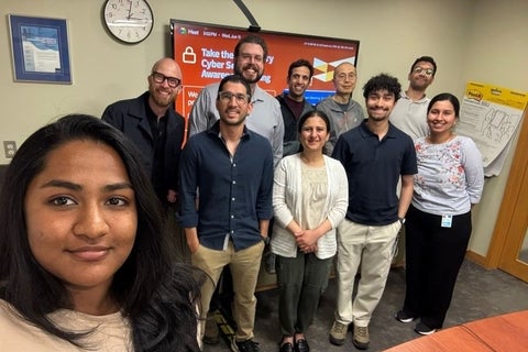 Preethi and her team in Edmonton