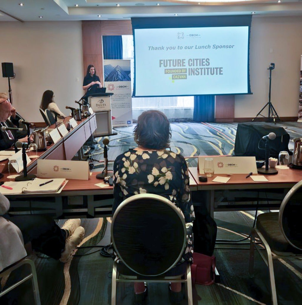 Ontario's Big City Mayors gathered for lunch.