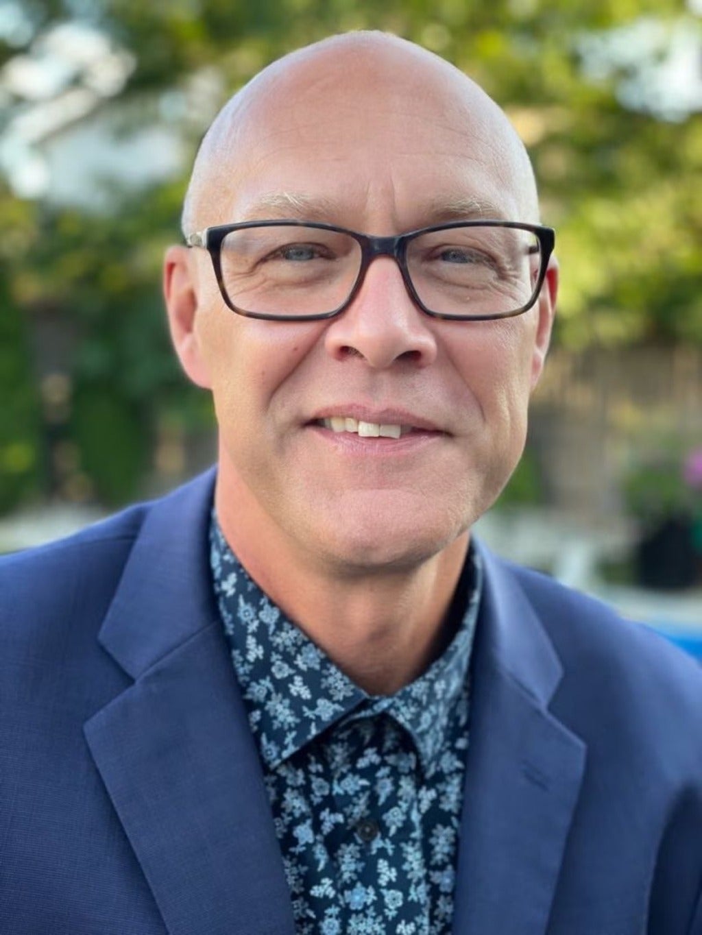 A portrait photograph of Clarence Woudsma