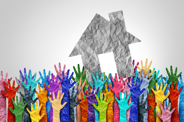 Housing supported by people