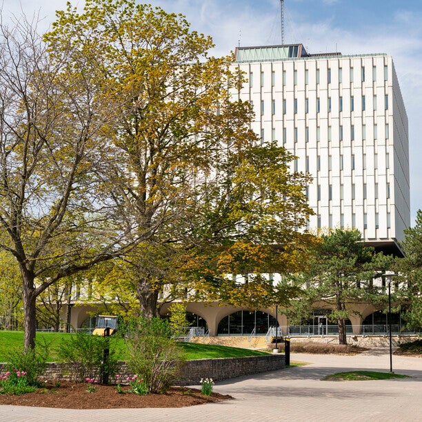Dana Porter Arts library on the main Waterloo campus