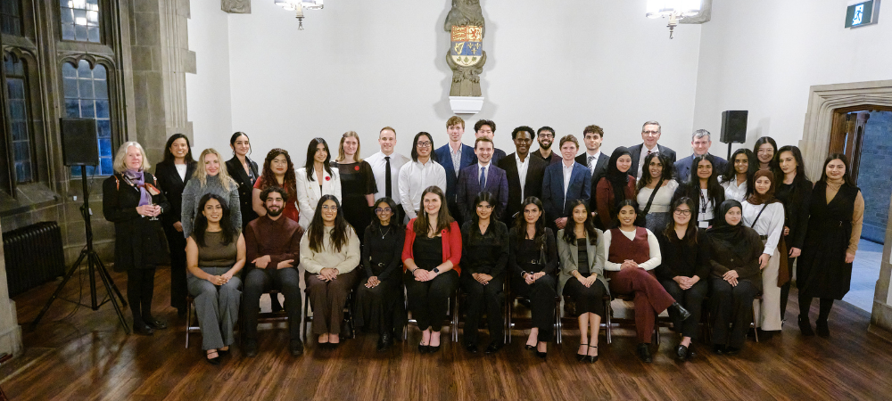 Master of Public Service students pose for a group photo