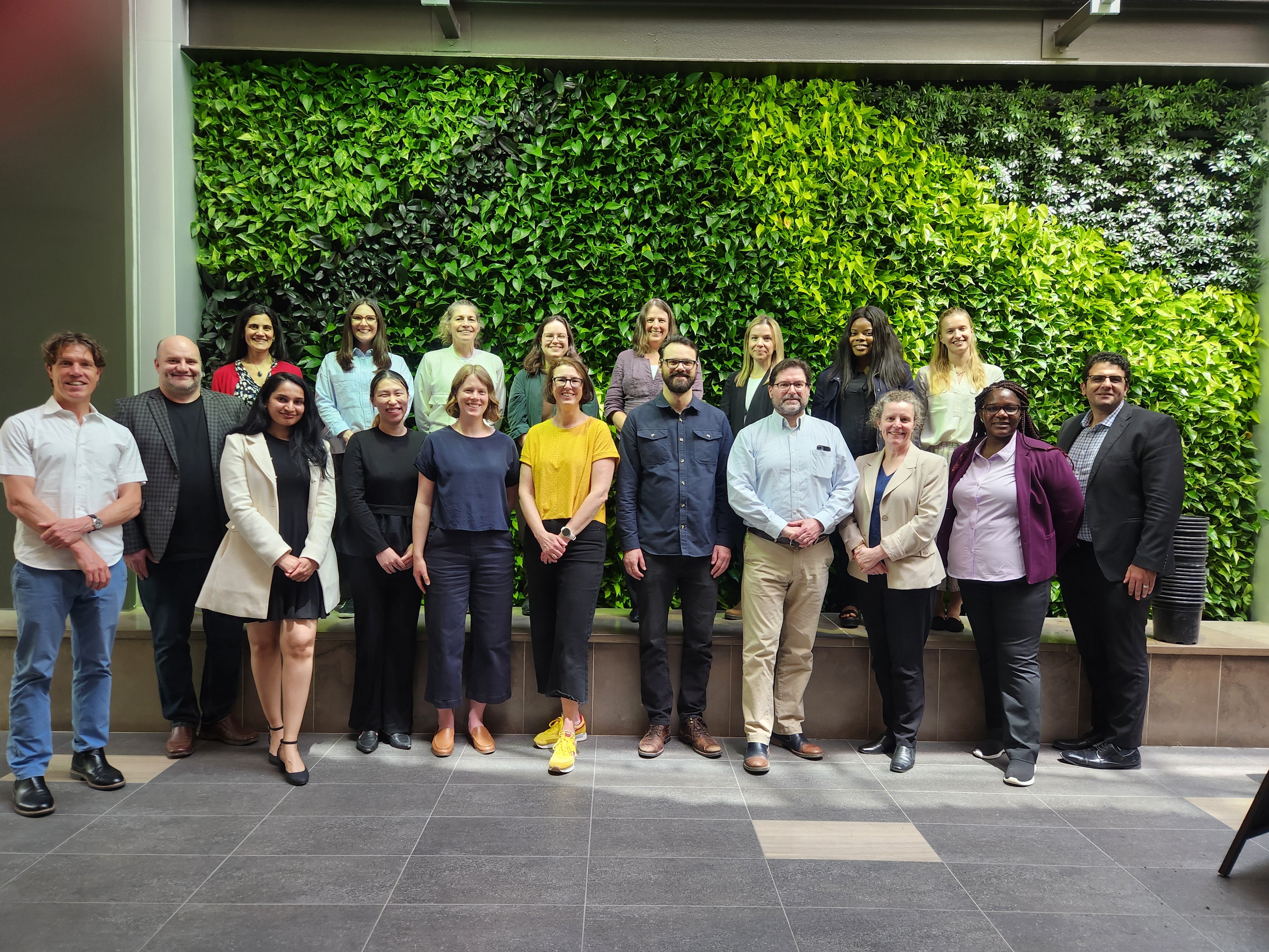 Municipal Net-Zero Action Research Partnership comittee with graduate students 