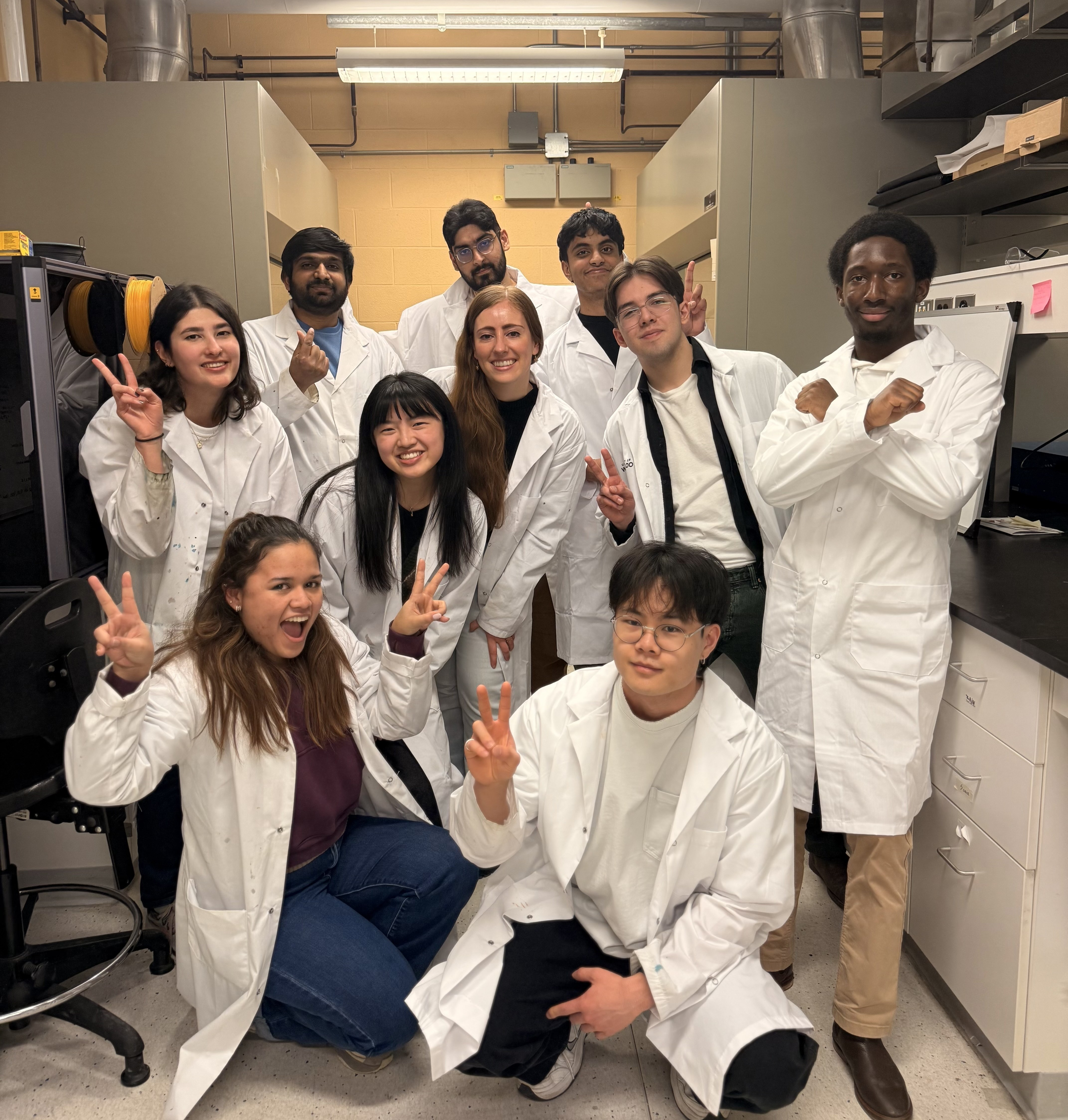 Students from the Van der Heijden lab