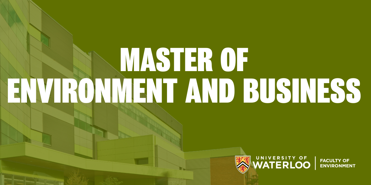 Master of Environment and Business