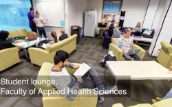 Student lounge, Faculty of Applied Health Sciences