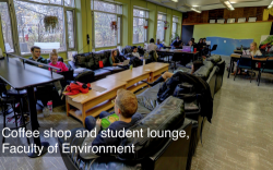 Coffee shop and student lounge, Faculty of Environment