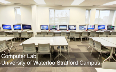 Computer Lab, University of Waterloo Stratford Campus