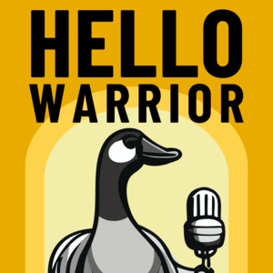 Hello Warrior video podcast logo.